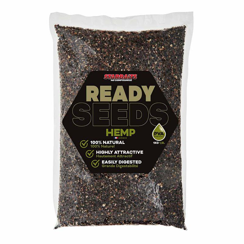 Graines Cuites Starbaits Ready Seed Hemp - Prêtes à l'emploi | Pacific Pêche