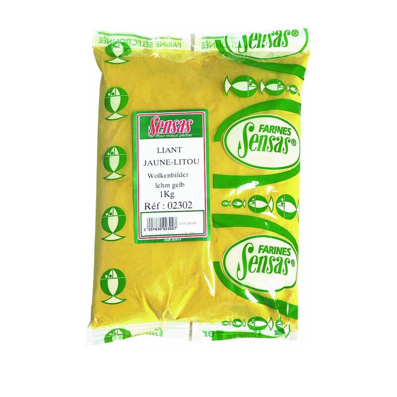 Liant sensas jaune litou 1kg - Farines | Pacific P&ecirc;che