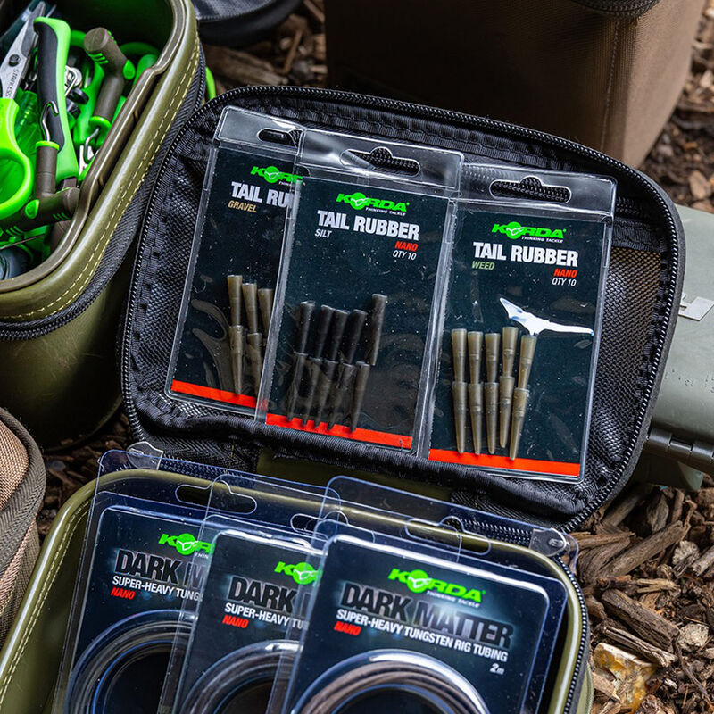 Tail Rubber Nano Korda - Clip plombs et cônes | Pacific Pêche