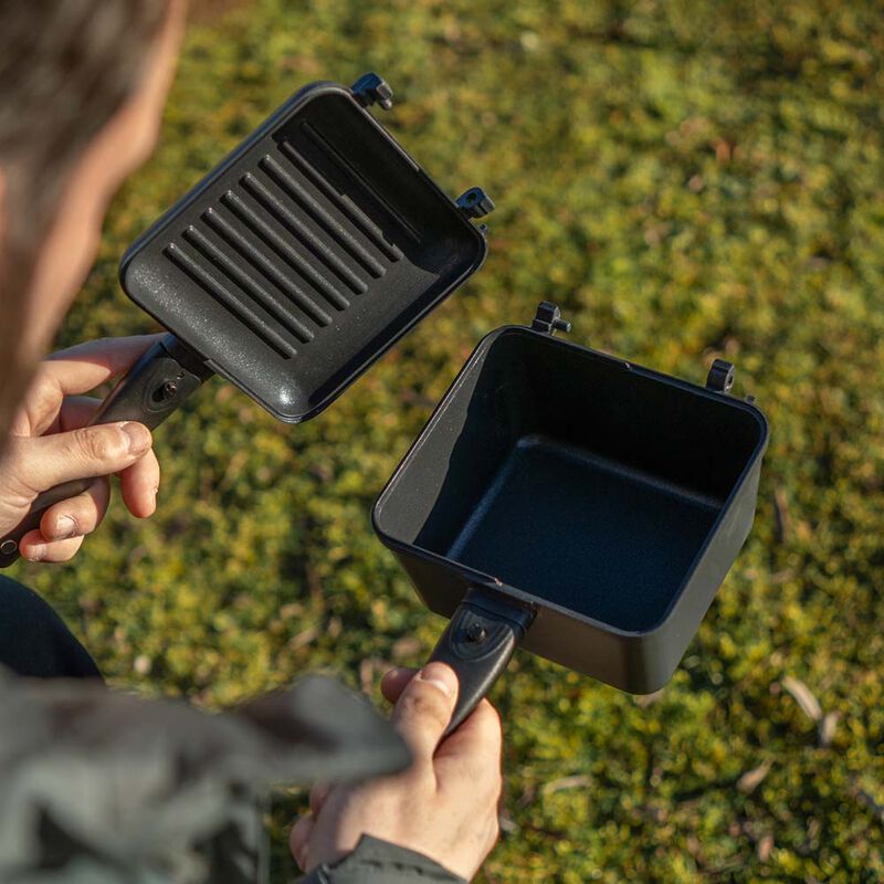 Set Ridge Monkey mini Grill + Casserole connect multi-uages - Cuisine/Repas | Pacific P&ecirc;che