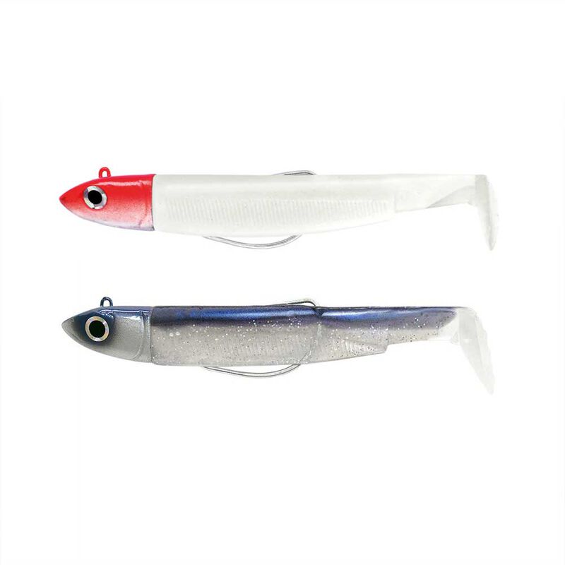 Leurre Souple Shad Fiiish Double Combo Black Minnow Off Shore 7cm, 6g + 3g - Shads | Pacific Pêche
