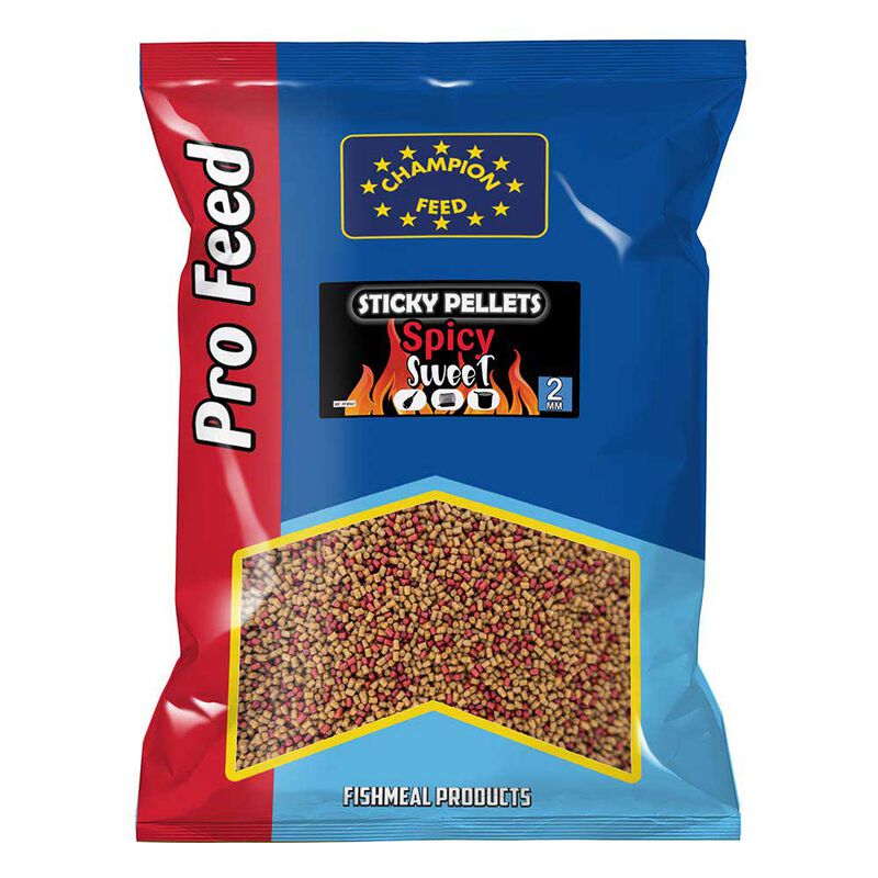 Pellets Champion Feed Sticky Pellets 2mm Spicy Sweet 650G - Pellets | Pacific P&ecirc;che