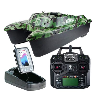 Bateau Amorceur Anatec Catamaran Forest + T&eacute;l&eacute;commande AN-i6X + Sondeur ALF500 - Bateaux Amorceurs | Pacific P&ecirc;che