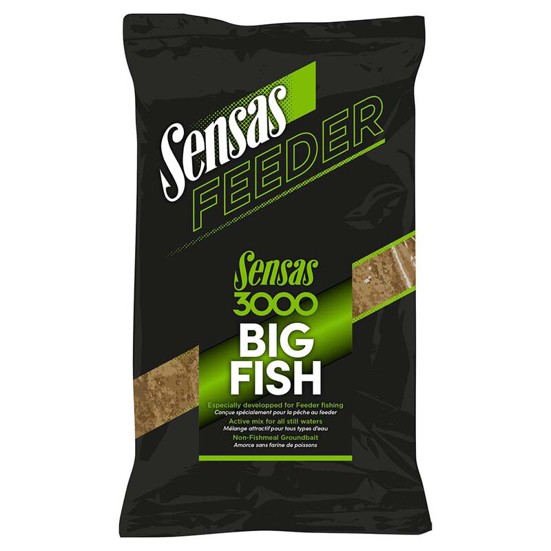 Amorce 3000 SENSAS Feeder Big Fish 1kg - Amorces | Pacific Pêche