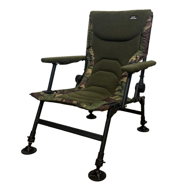 Level Chair Mack2 Carp Addict Camo - Levels Chair | Pacific P&ecirc;che