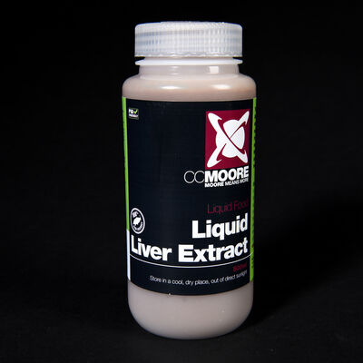 Liquide de trempage carpe cc moore liquid liver extract 500ml - Boosters / dips | Pacific Pêche