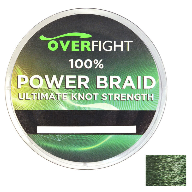 Tresse silure overfight powerbraid verte - Tresses | Pacific Pêche