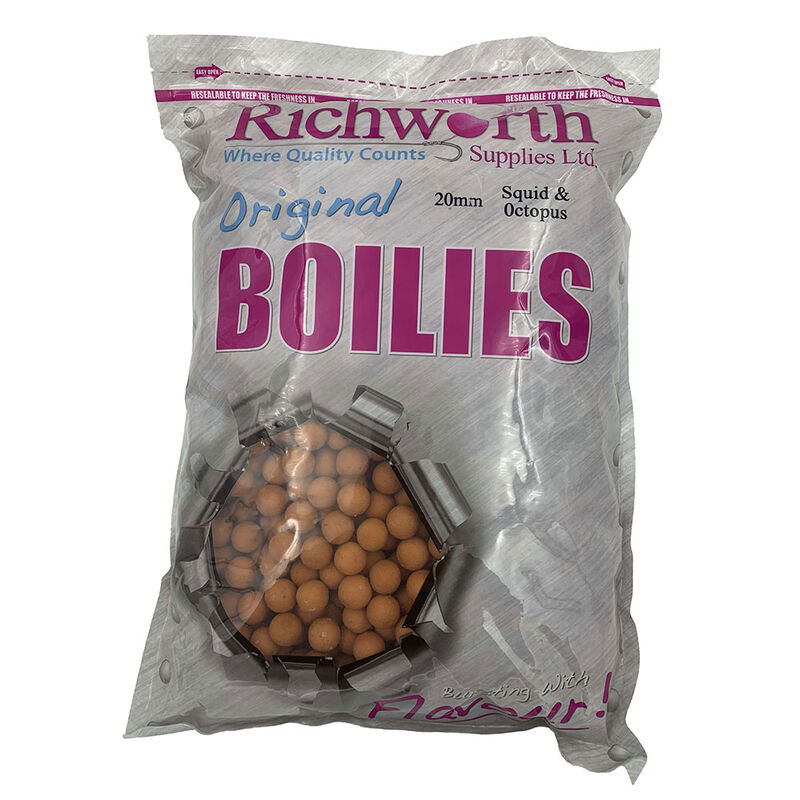 Bouillettes Richworth Squid Octopus 20mm 5kg - Denses | Pacific Pêche
