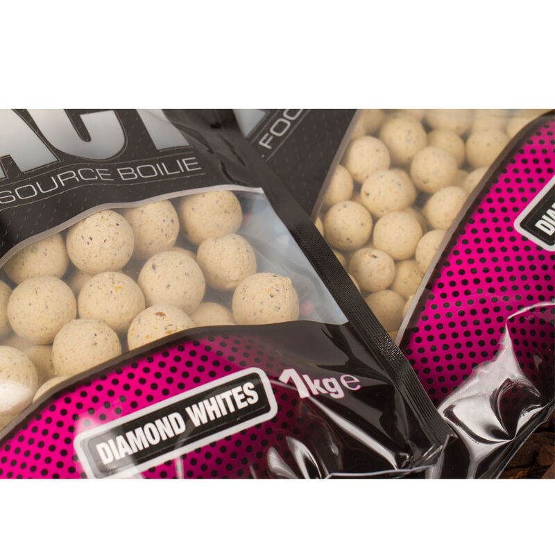 Bouillettes carpe mainline high impact boilie diamond whites 15mm - Denses | Pacific P&ecirc;che