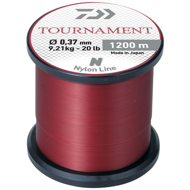 Fil nylon daiwa tournament rouge 1200m - Nylons | Pacific P&ecirc;che