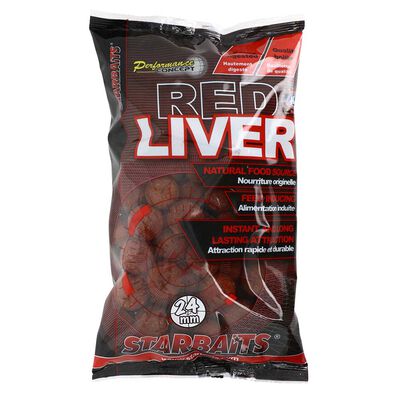 Bouillettes starbaits pc red liver 24mm - Denses | Pacific Pêche