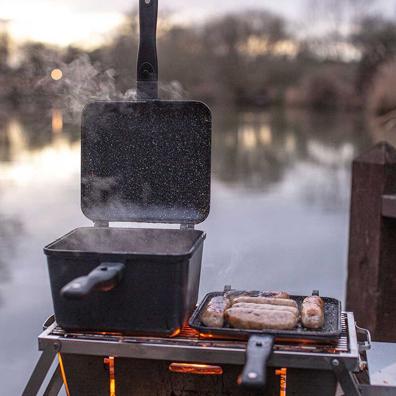Po&ecirc;le Ridge Monkey Set Casserole + Grill Connect XLGranite Edition - Cuisine/Repas | Pacific P&ecirc;che