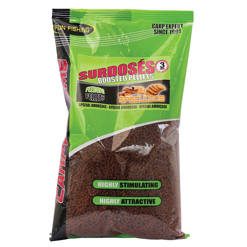 Pellet d'Amorçage Fun Fishing Surdose Speculoos 700g - Appâts / amorces | Pacific Pêche