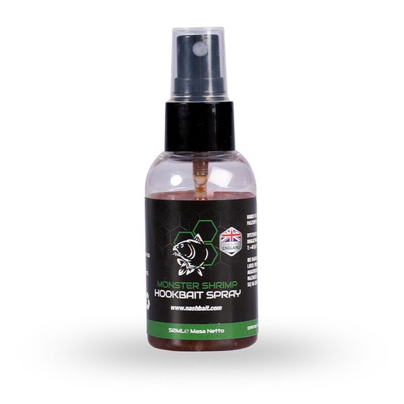 Booster Nash Monster Shrimp Hookbait Spray 50ml - Boosters / dips | Pacific Pêche
