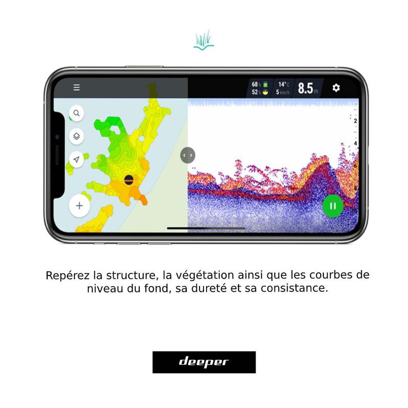 Pack sondeur portable deeper pro+ - Sondeurs | Pacific Pêche
