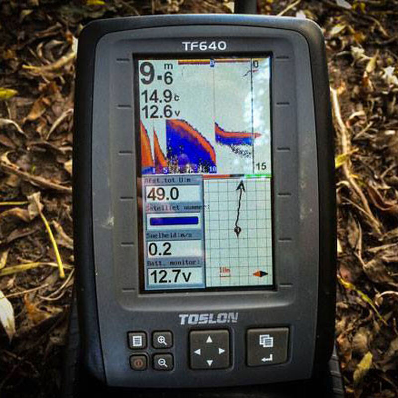 Echosondeur pour bateau amorceur carpe toslon tf640 avec gps et boussole - Bateaux Amorceurs | Pacific P&ecirc;che