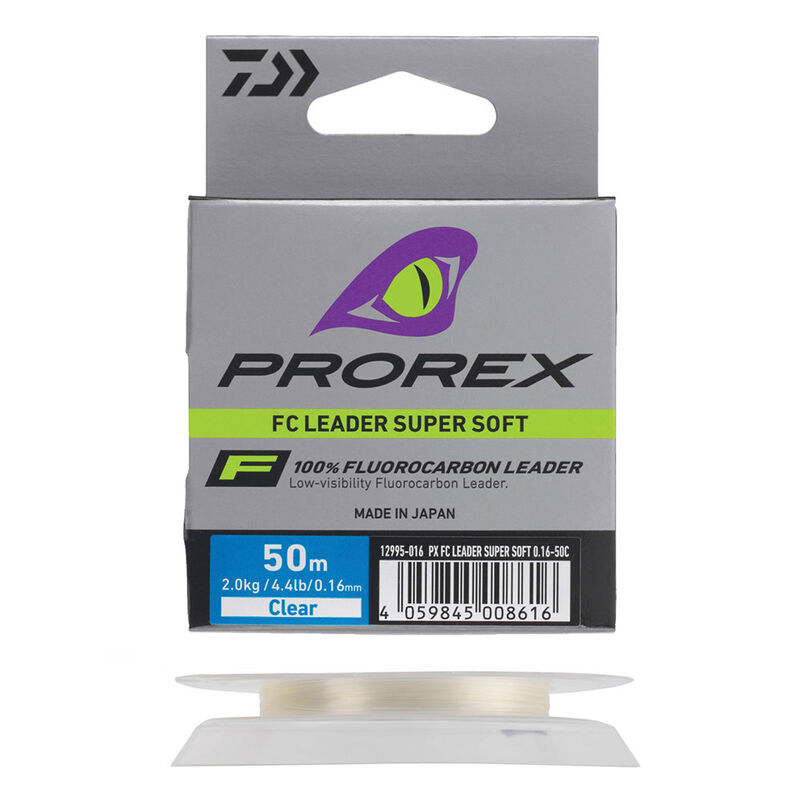 Fluorocarbone Daiwa Prorex Fc Leader Super Soft 50m - Fluorocarbones | Pacific Pêche