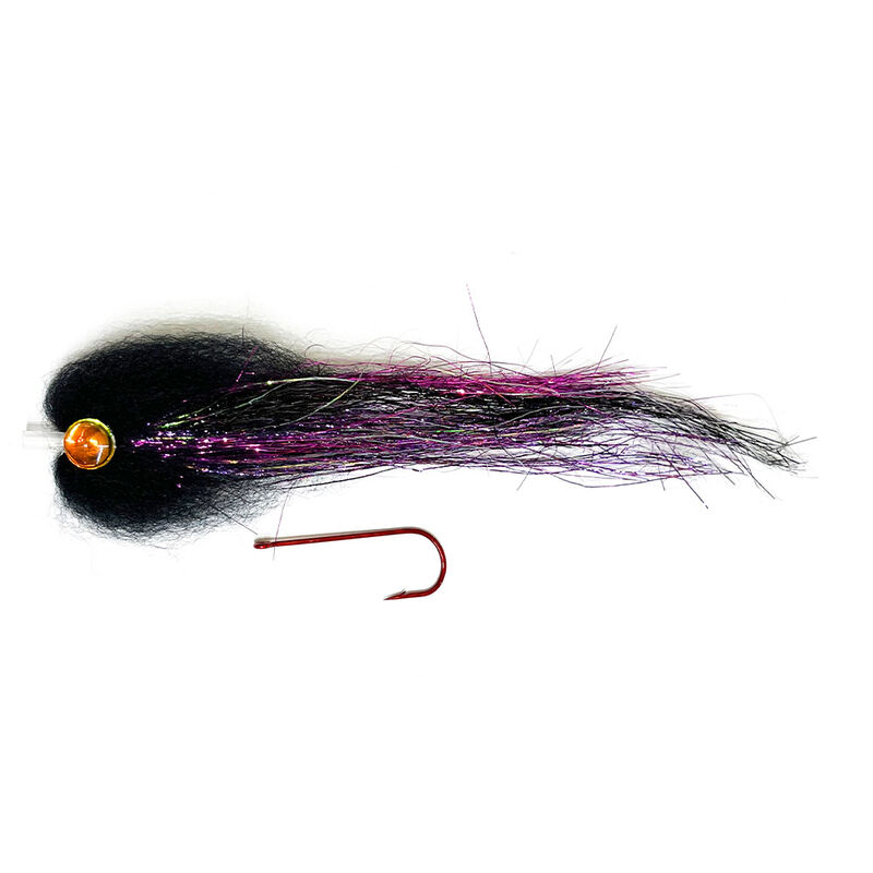 Streamer Brochet SILVERSTONE Tube Black Purple 20cm - Streamers | Pacific P&ecirc;che