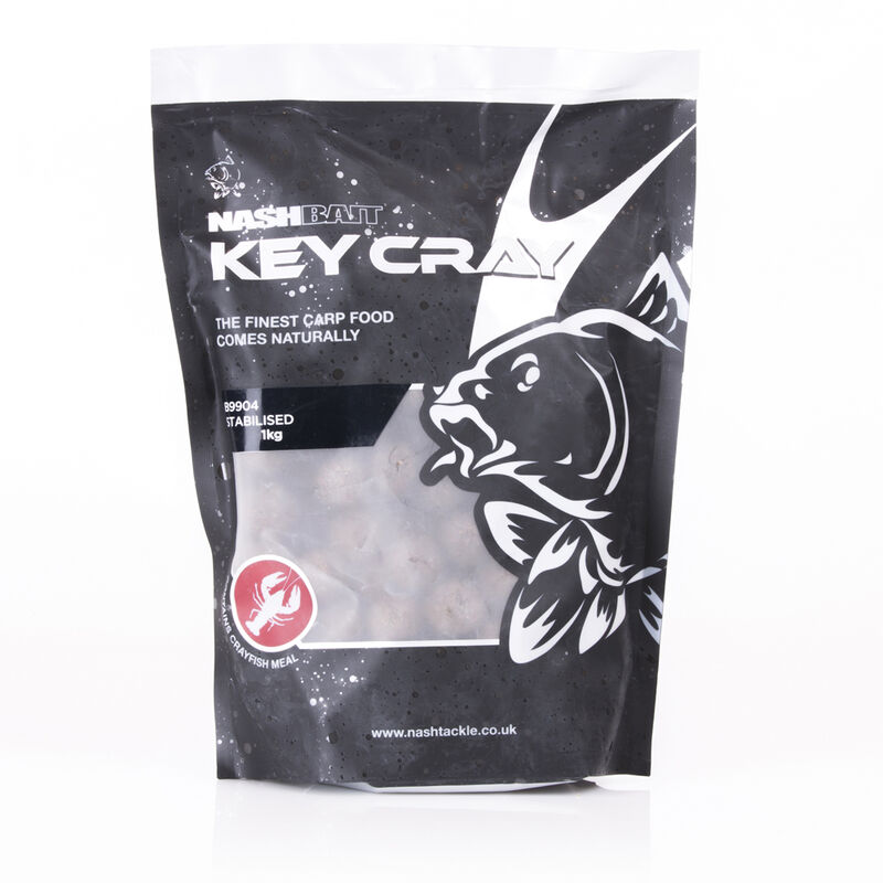 Bouillettes carpe nashbait key cray stabilised boilies 24mm - Denses | Pacific Pêche