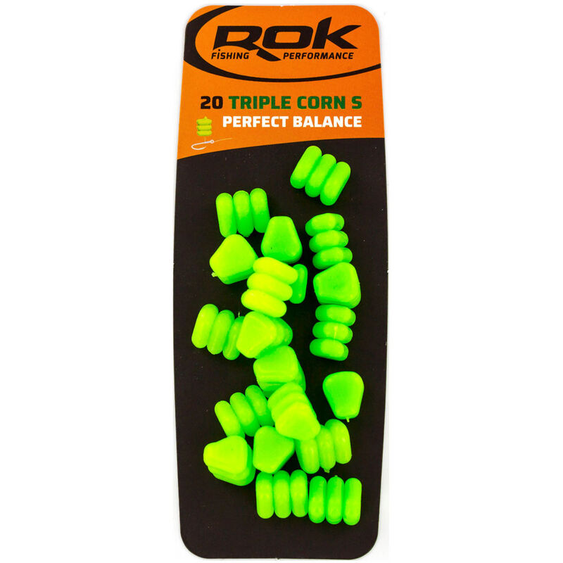 Maïs artificiels carpe rok triple corn s perfect balance (x20) - Imitations | Pacific Pêche