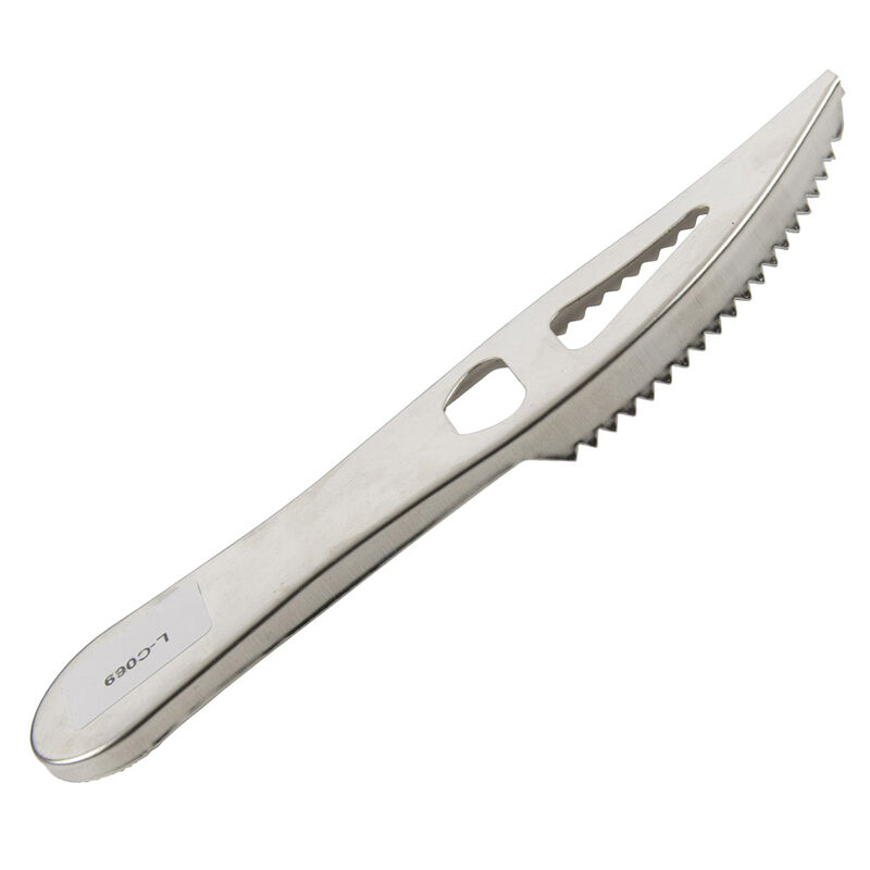 Ecailleur a poisson inox tortue - Couteaux | Pacific Pêche