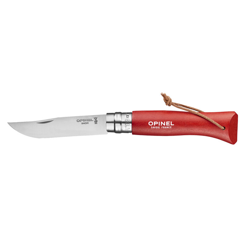 Couteau Opinel N&deg;8 Baroudeur Rouge - Goodies/Gadgets | Pacific P&ecirc;che