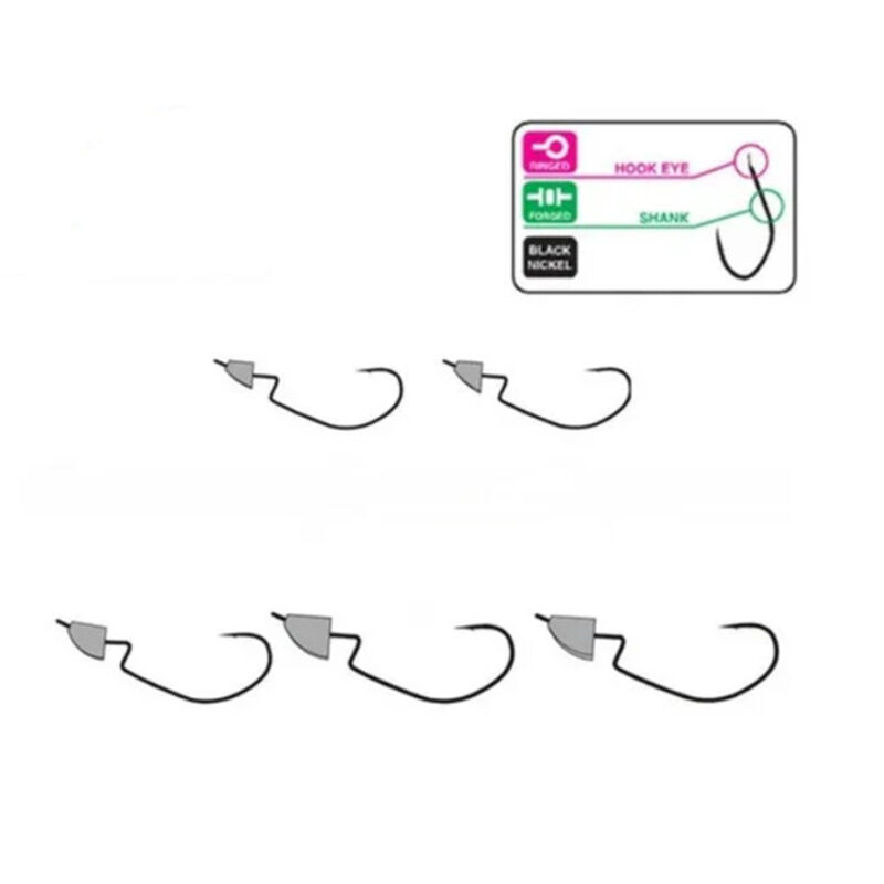 Têtes Plombées Hayabusa 930 Swimming Jighead Taille #2 (x5) - Têtes plombées | Pacific Pêche