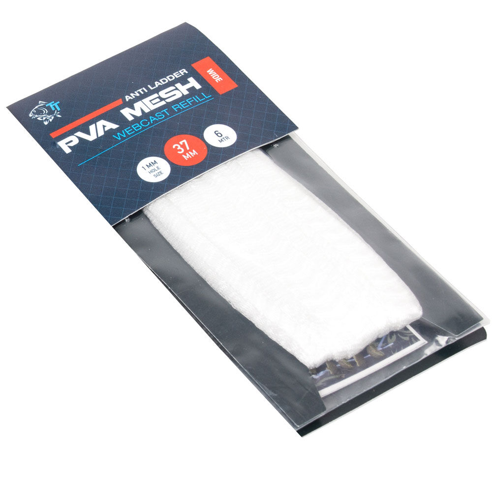 Filets De Recharge PVA Solubles Pour Pêche à La Carpe - Lot De 20, 25 Mm - 5 M