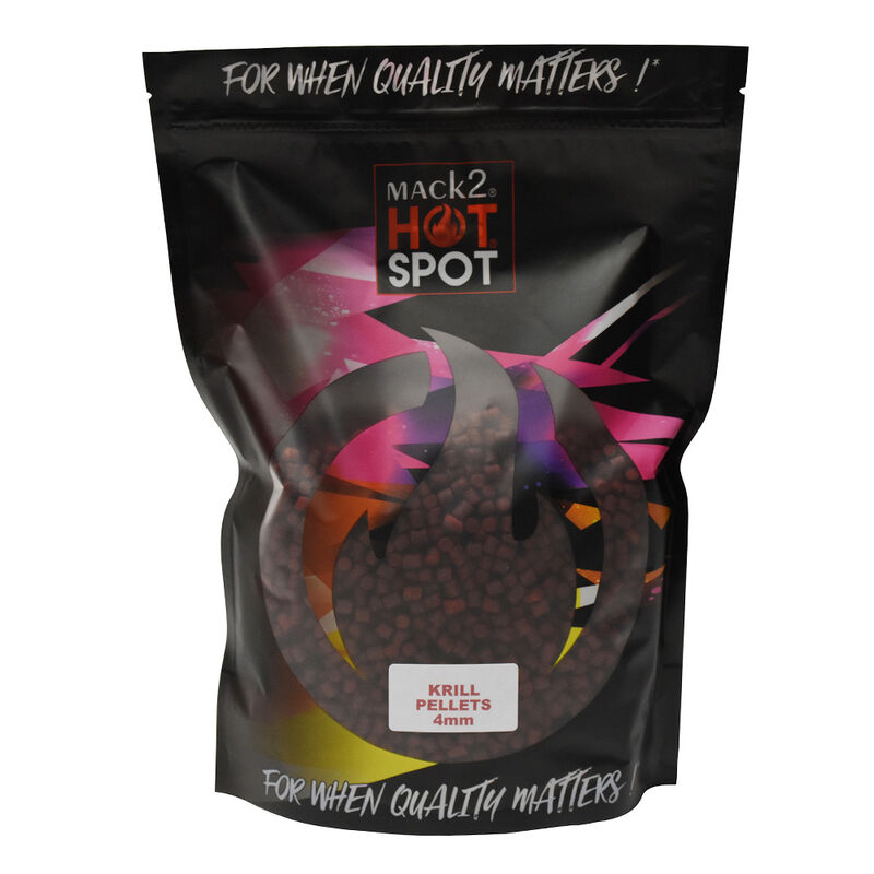 Pellets d'amor&ccedil;ages carpe mack2 hot spot krill 1kg - Amor&ccedil;ages | Pacific P&ecirc;che