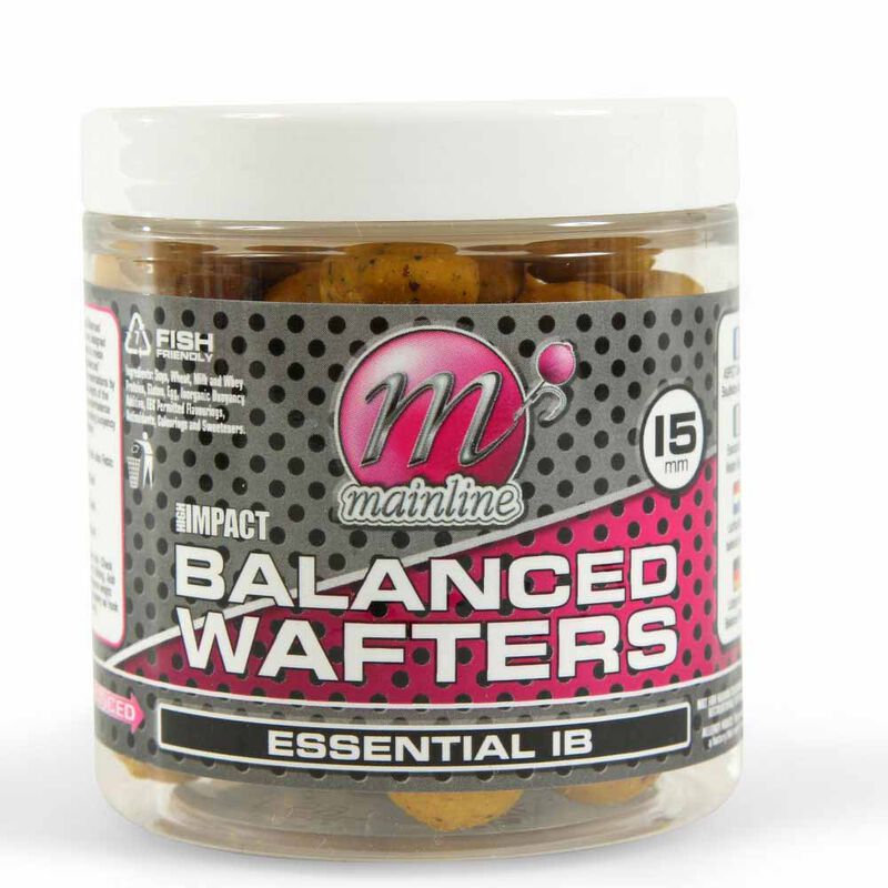 Bouillettes équilibrées carpe mainline high impact balanced wafters essential ib - Equilibrées | Pacific Pêche