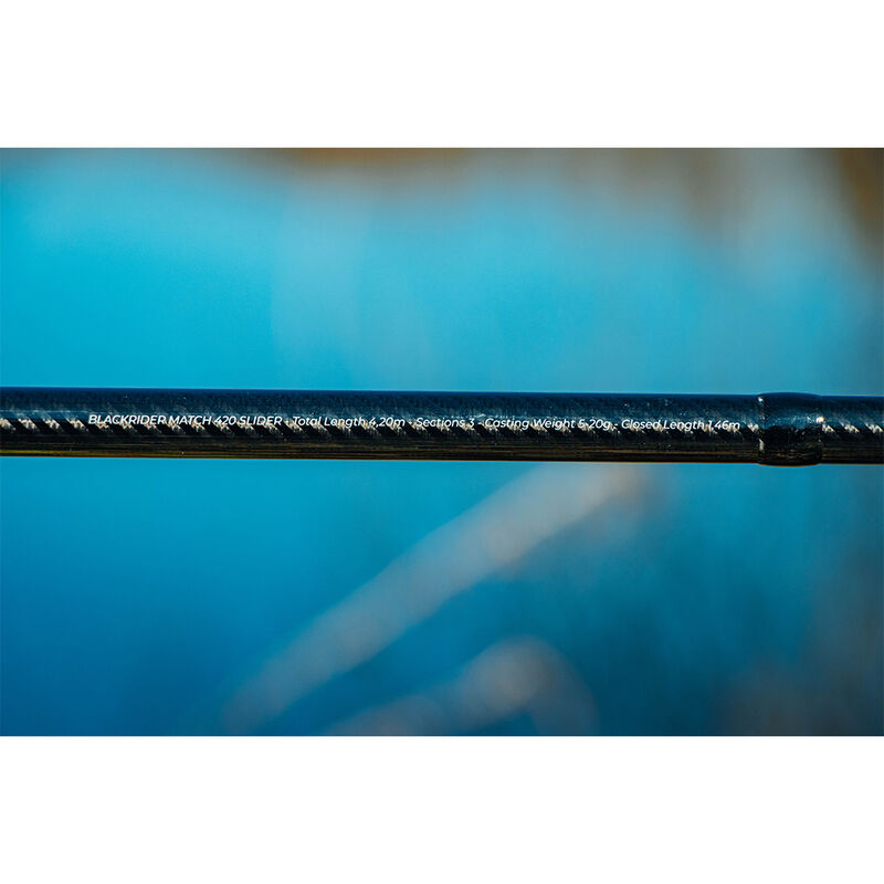 Canne Anglaise TEOS Blackrider Match 420 Slider 5-20g - Cannes Anglaise et Bolognaise | Pacific Pêche