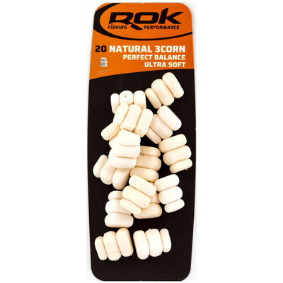 Maïs Artificiel Rok Natural 3 Corn Ultra Soft Perfect Balance x20 - Imitations | Pacific Pêche