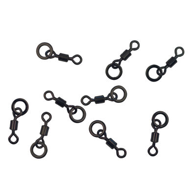 Emerillons à anneaux carpe mack2 mini hook ring swivel (x15) - Emerillons carpe | Pacific Pêche