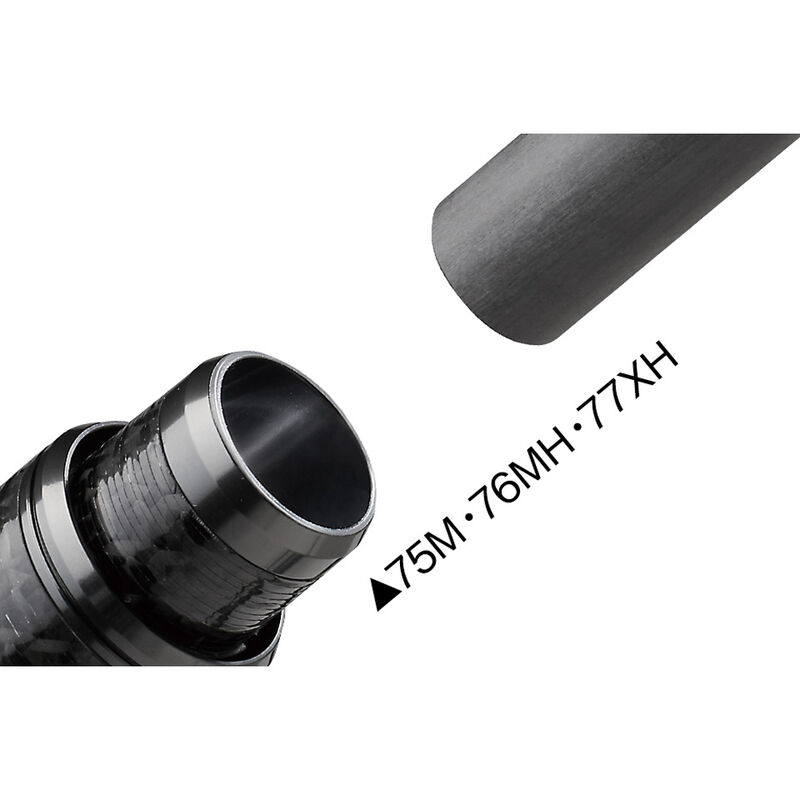 Canne Casting Graphite Leader Vigore 75m 2.26m, 7-28g - Cannes Casting | Pacific P&ecirc;che