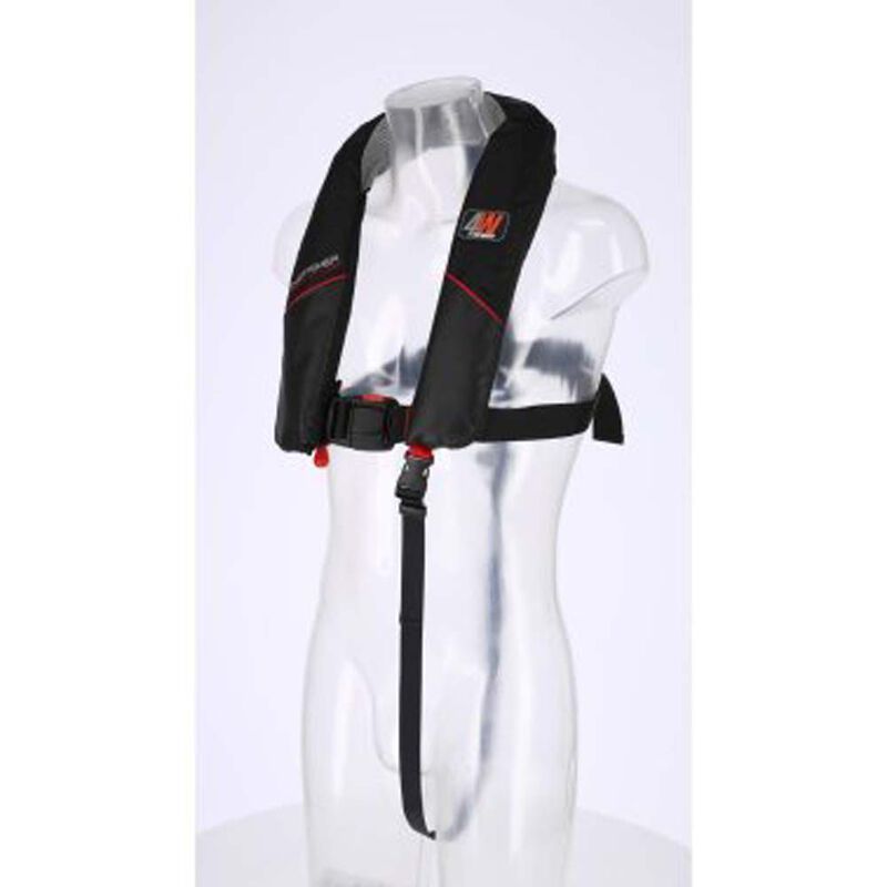 Gilet Gonflable Automatique Kingfisher 150N Noir - Gilets | Pacific P&ecirc;che