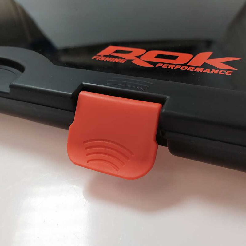 Boite rok fishing hookbait box 371 noir fumé - Boîtes | Pacific Pêche