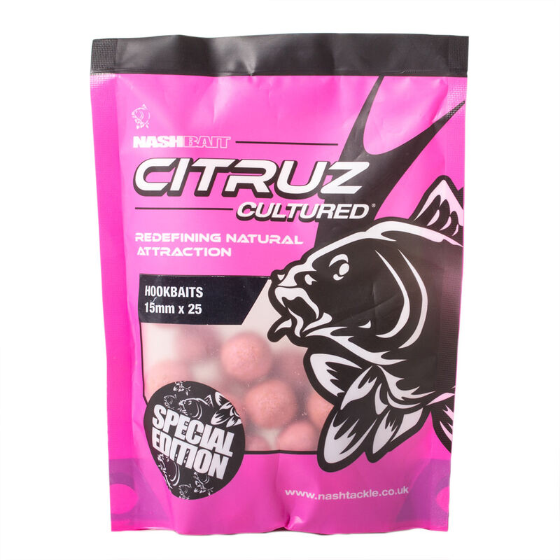 Bouillettes carpe nashbait citruz cultured hook baits - Denses | Pacific P&ecirc;che