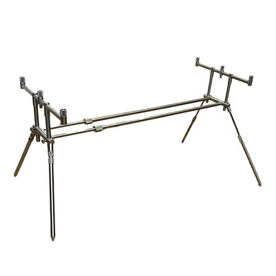 Rod Pod Hoogendijk Black Diamond Stainless Steel 3 Cannes - Rod Pod | Pacific P&ecirc;che