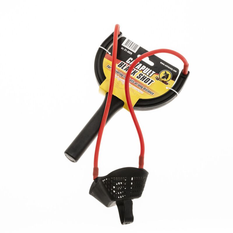 Fronde amorce extracarp black shotcatapult - Frondes, Elastiques et Godets | Pacific Pêche