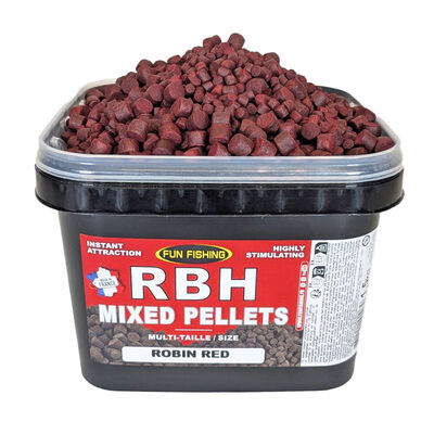 Mixed Pellets Fun Fishing RBH 2 Diam&egrave;tres 1,5kg Robin Red - Amor&ccedil;ages | Pacific P&ecirc;che