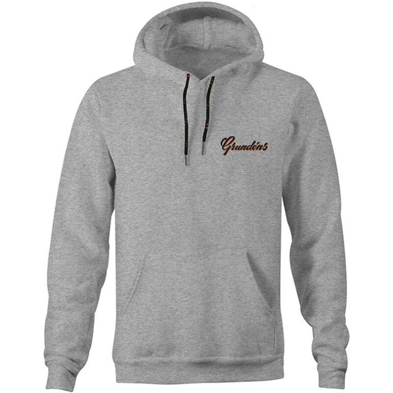Sweatshirt Grundens Displacement Hoodie Athletic Heather - Vêtements | Pacific Pêche