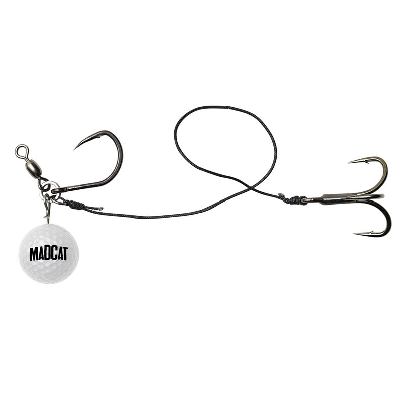 Bas de ligne mont&eacute; silure madcat golf ball snap-on vertiball rig - Bas de lignes mont&eacute;s | Pacific P&ecirc;che