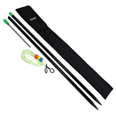 Distance Sticks Sonik Stanz avec Corde 12ft Et Marqueurs - Marqueurs | Pacific P&ecirc;che