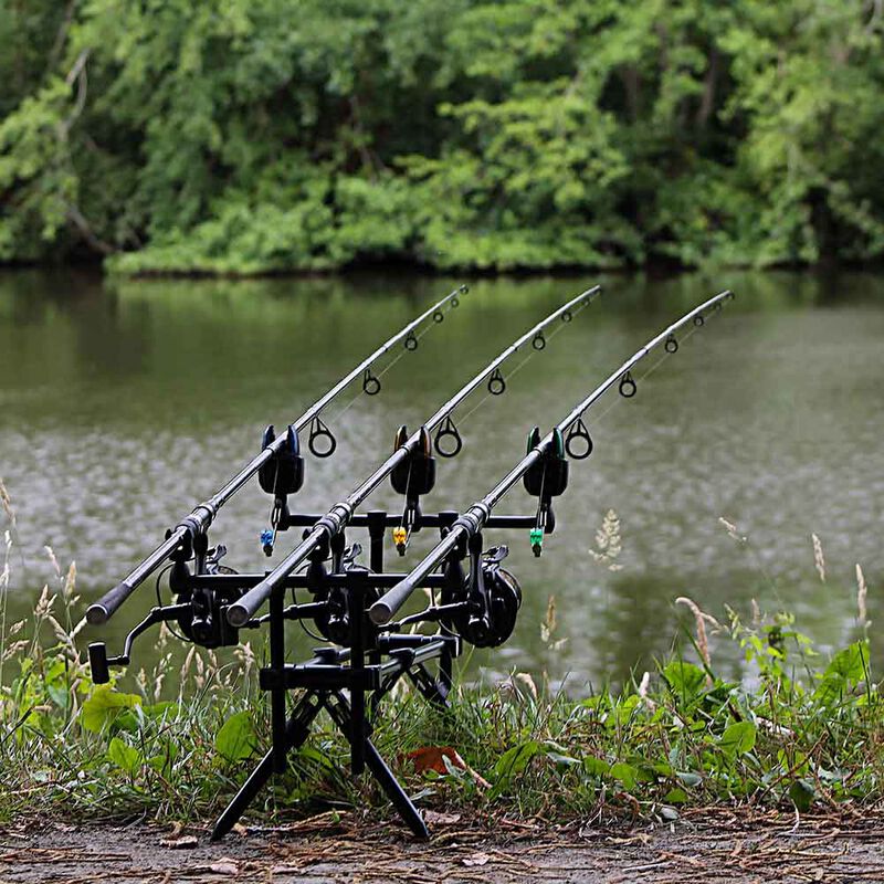 Rod pod mack2 xanthor pod3rod aluminium Rod Pod pêche à la carpe