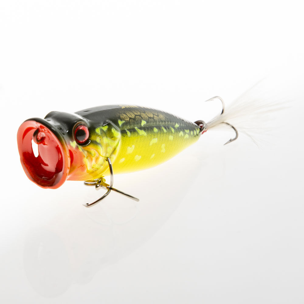 Leurre Popper Pêche 12cm 17g - écaillé Bleu Violet Orange - Mer Ou Rivière