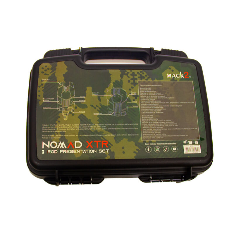 Coffret détecteurs Mack2 Nomad XTR Alarm Set 3+1 - Coffrets détecteurs | Pacific Pêche