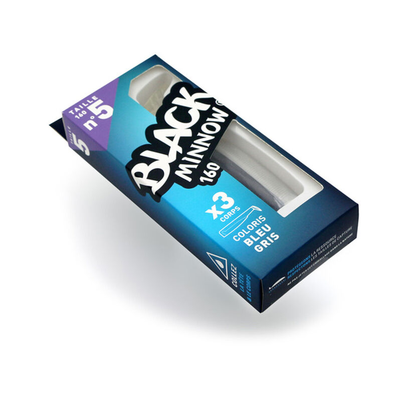 Leurre souple fiiish corps black minnow 160 16cm (x3) - Leurres souples | Pacific Pêche