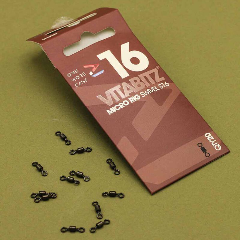 Micro Emerillons Vitabitz Micro Ring Swivel (x20) - Emerillons carpe | Pacific P&ecirc;che