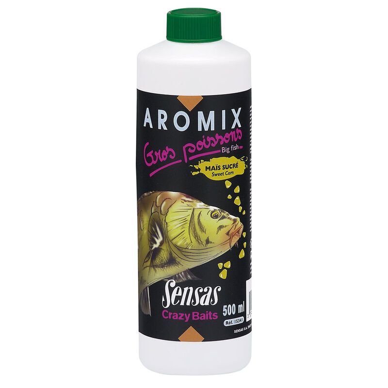 Additif Liquide Sensas Aromix GP Mais 500ml - Additifs | Pacific Pêche