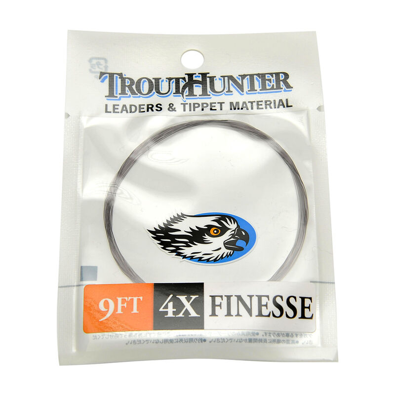 Bas de ligne mouche sans noeud trout hunter finesse leader 9' (2,70 m) - Sans Noeuds | Pacific P&ecirc;che